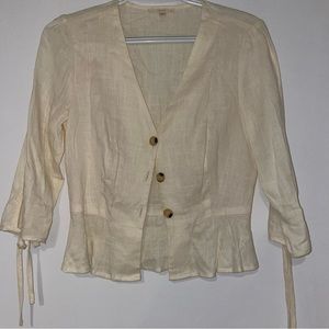 Low cut “vintage” style top